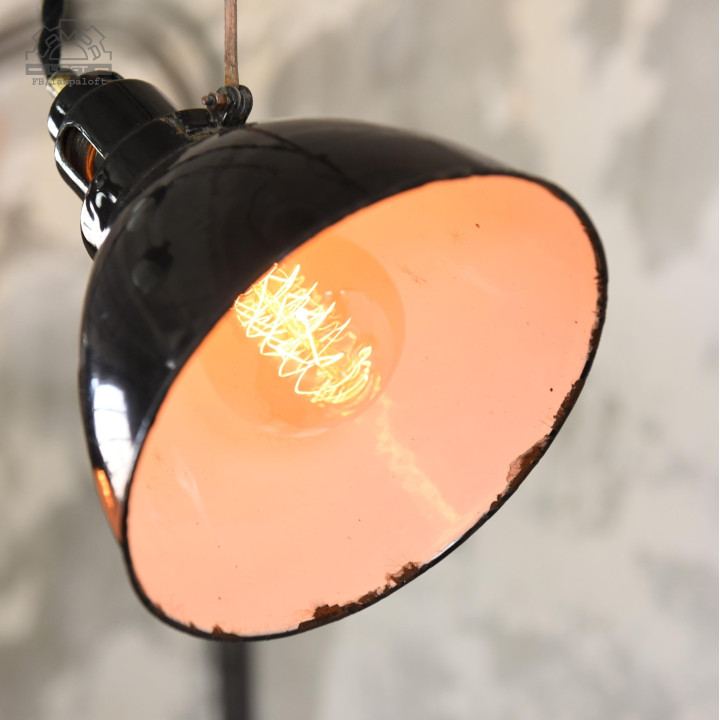 Niemieckie lampy emaliowane z lat 20/30' KANDEM