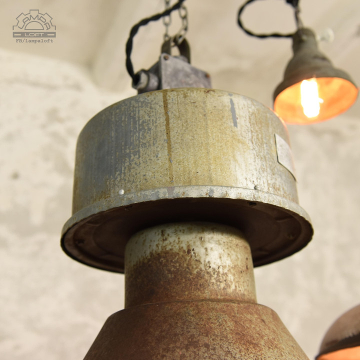 Zestaw lamp industrialnych Wabi sabi