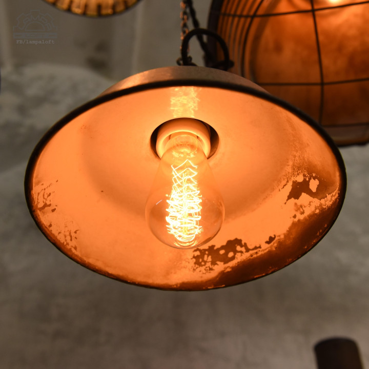 Zestaw lamp industrialnych Wabi sabi