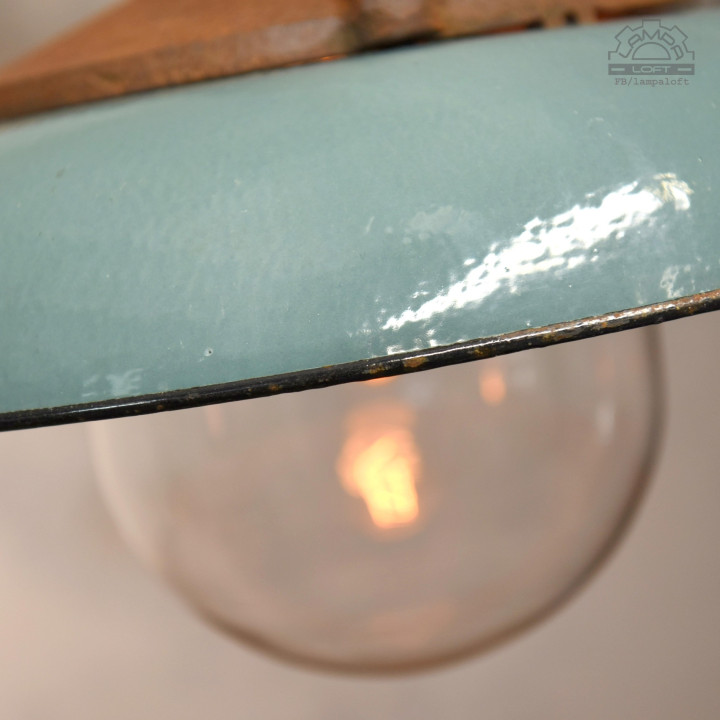 Lampy emaliowane z lat 50'
