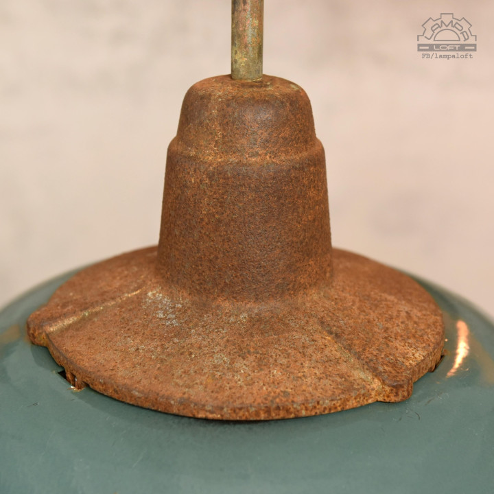 Lampy emaliowane z lat 50'