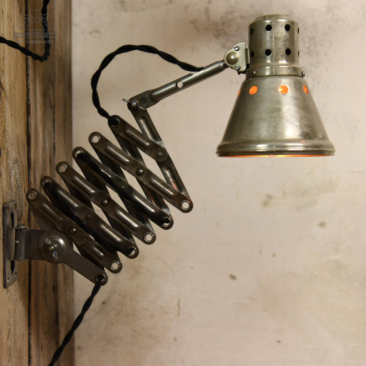 Lampa nożycowa z lat 70'