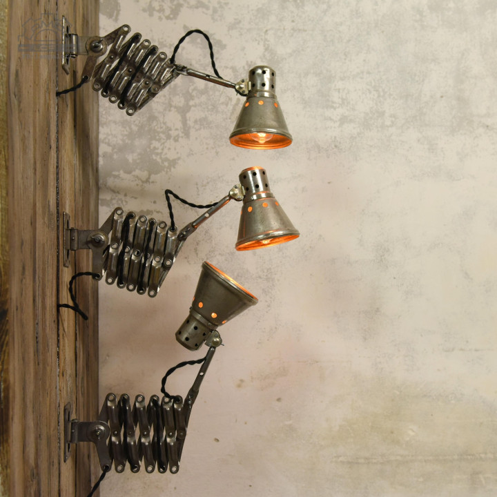 Lampa nożycowa z lat 70'