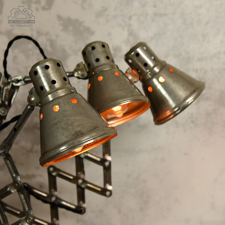 Lampa nożycowa z lat 70'