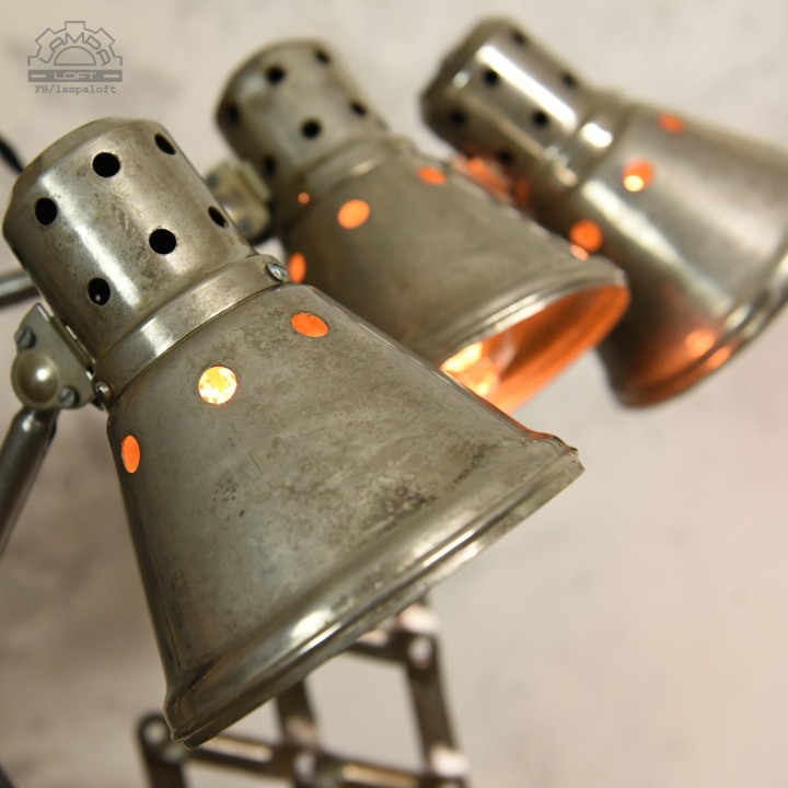 Lampa nożycowa z lat 70'