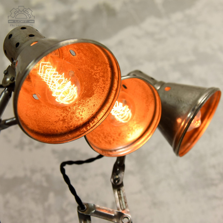 Lampa nożycowa z lat 70'