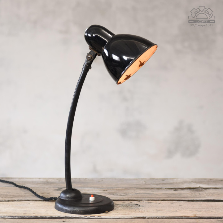 Niemiecka lampa biurkowaz lat 30'  Jacobus