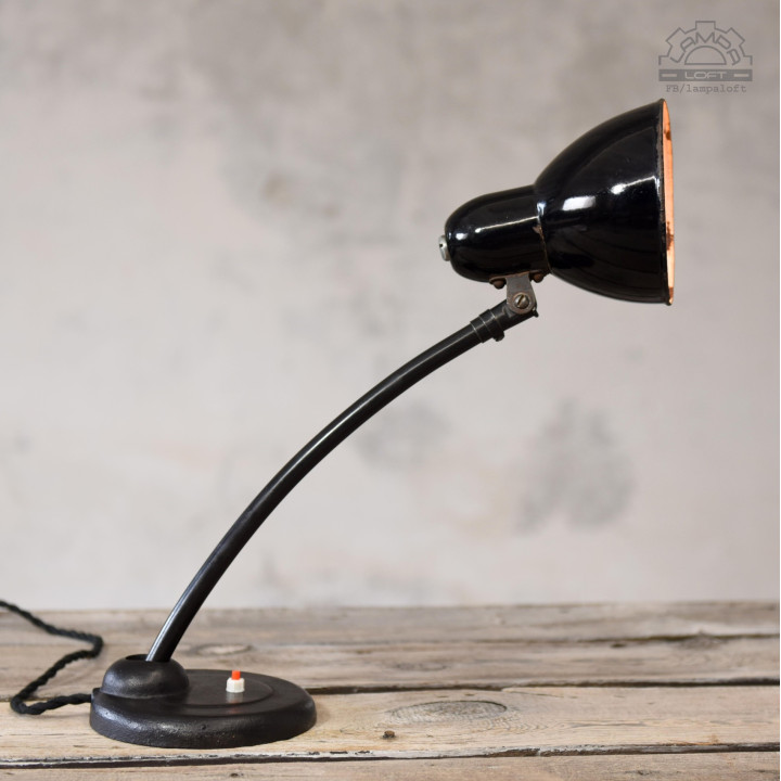 Niemiecka lampa biurkowaz lat 30'  Jacobus