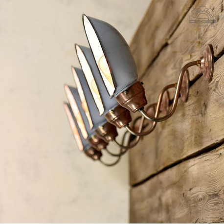 Lampy emaliowane w wersji kinkietowej