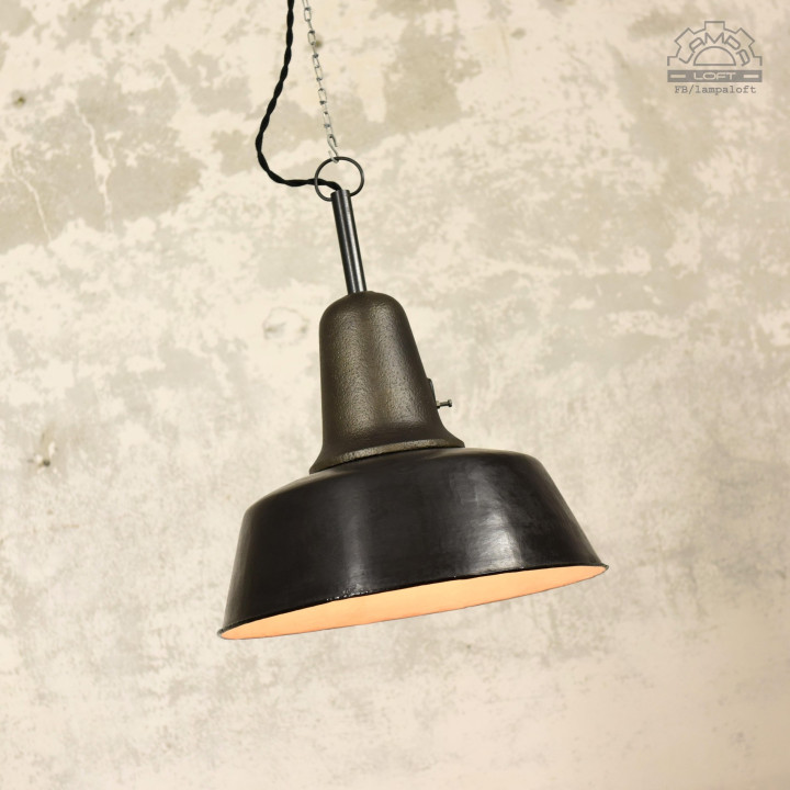 Lampa industrialna OŻb-2 z lat 50'