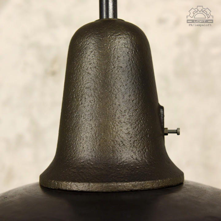 Lampa industrialna OŻb-2 z lat 50'