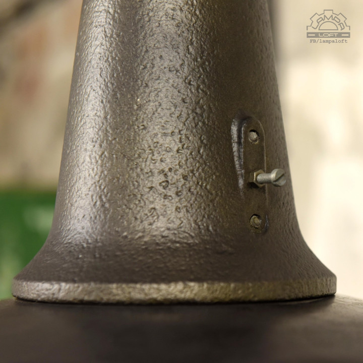 Lampa industrialna OŻb-2 z lat 50'