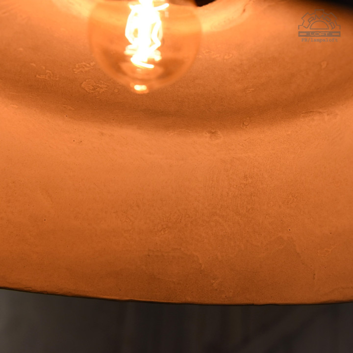Lampa industrialna OŻb-2 z lat 50'