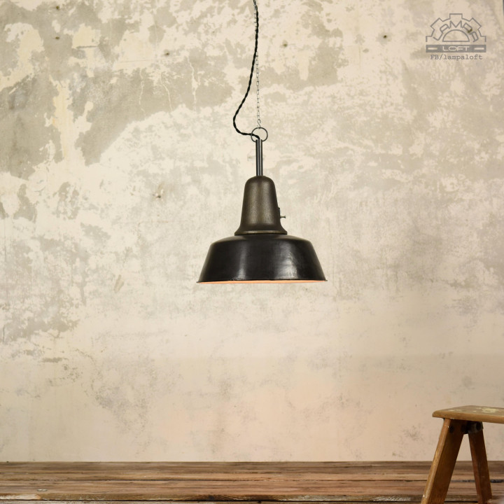 Lampa industrialna OŻb-2 z lat 50'
