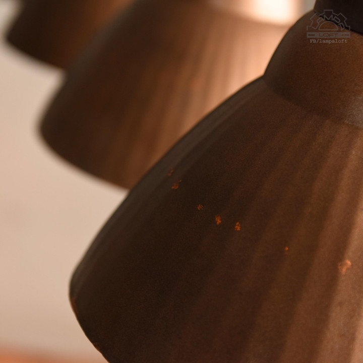 Lampa z kloszem lustrzanym Mercury Glass