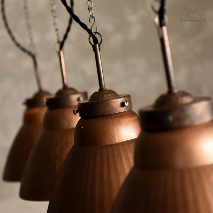 Lampa z kloszem lustrzanym Mercury Glass