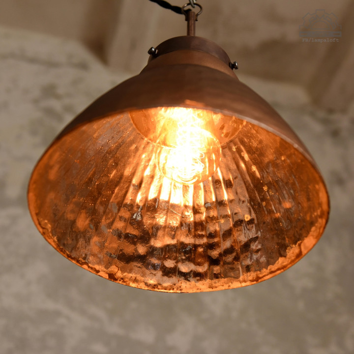 Lampa z kloszem lustrzanym Mercury Glass