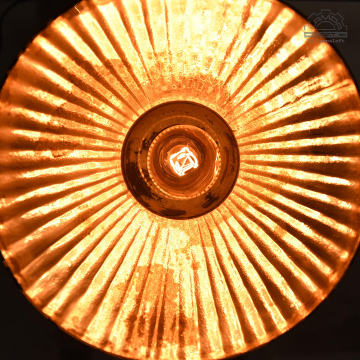 Lampa z kloszem lustrzanym Mercury Glass