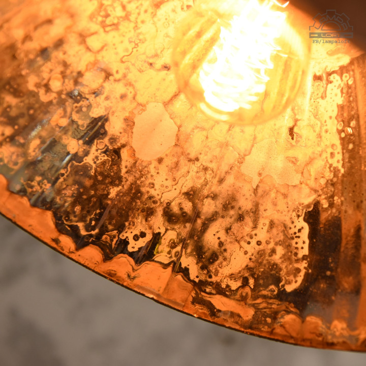 Lampa z kloszem lustrzanym Mercury Glass