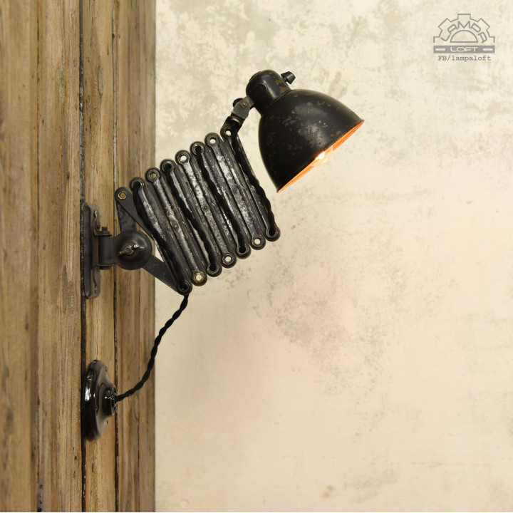 Lampa nożycowa z lat 30'
