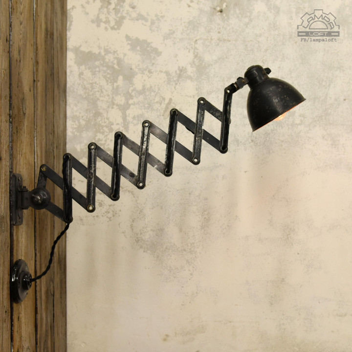 Lampa nożycowa z lat 30'