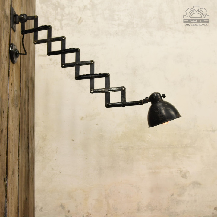 Lampa nożycowa z lat 30'
