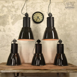 Lampy emaliowane z lat 70'