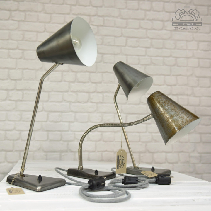 Lampa warsztatowa St-16 lata 50,70,80