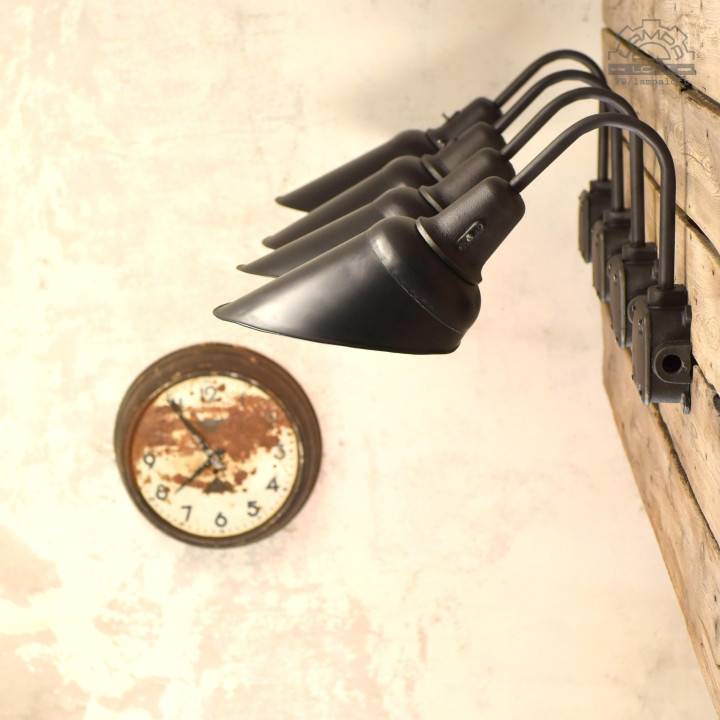 Industrial wall lamp OŻa-1 from the 40'