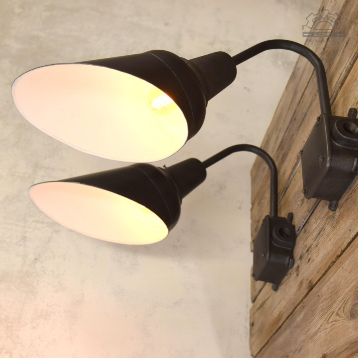 Industrial wall lamp OŻa-1 from the 40'