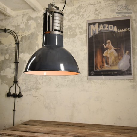 Lampa industrialna MAZDA z lat 60'