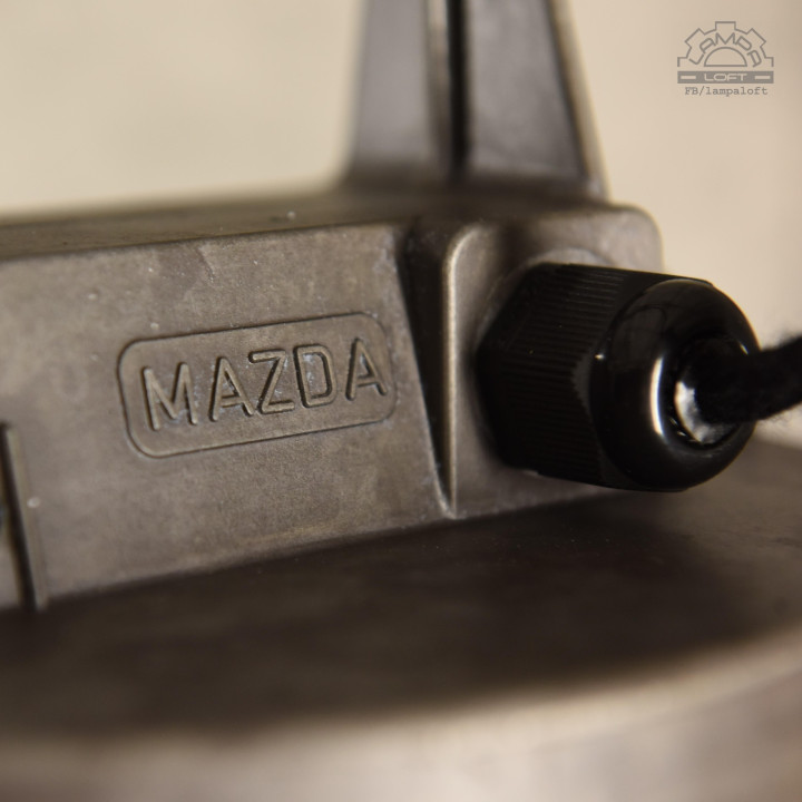 Lampa industrialna MAZDA z lat 60'