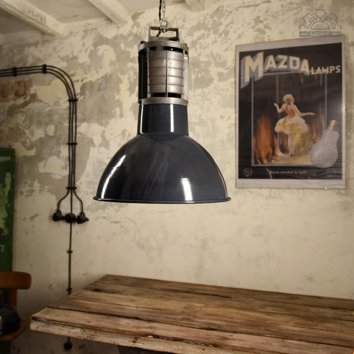 Lampa industrialna MAZDA z lat 60'