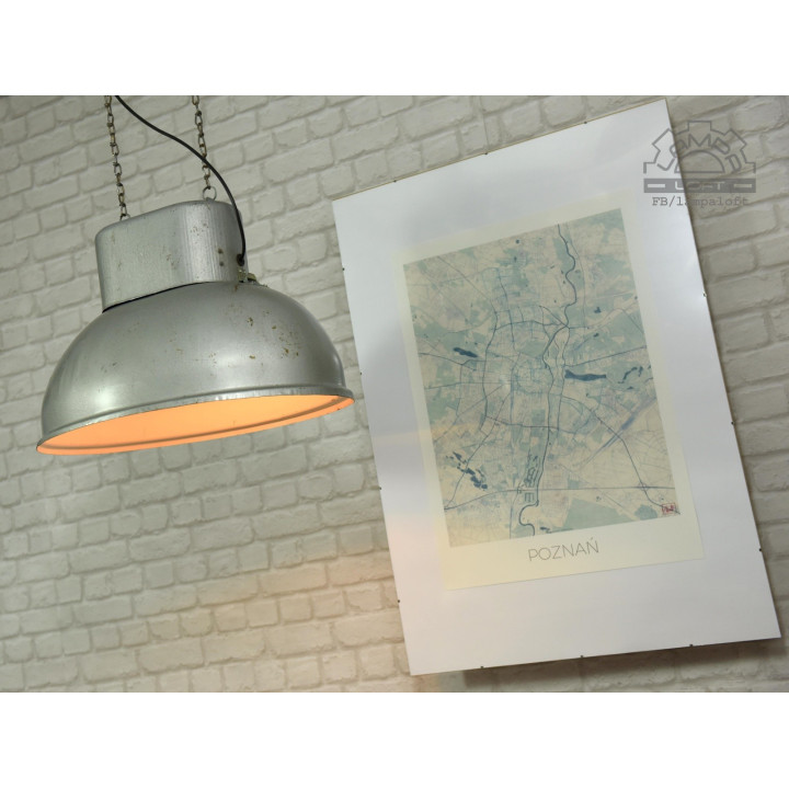 lampa industrialna ORP-2-1 z lat 70