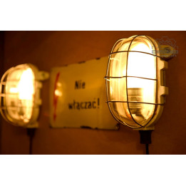 Kinkiet porcelanowy z lat 50'