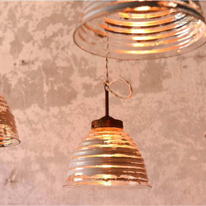 Lampa z kloszem lustrzanym Mercury Glass