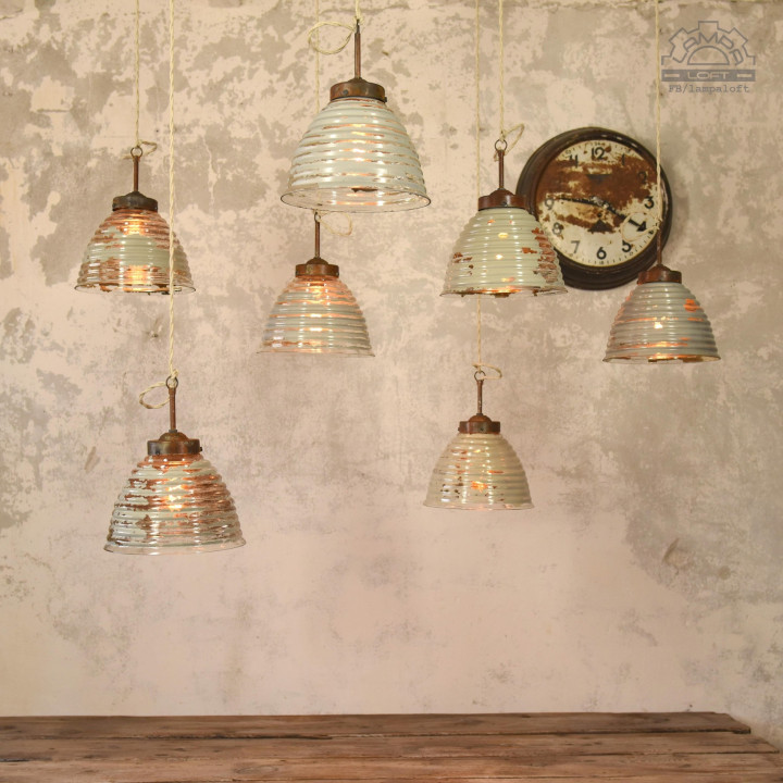 Lampa z kloszem lustrzanym Mercury Glass