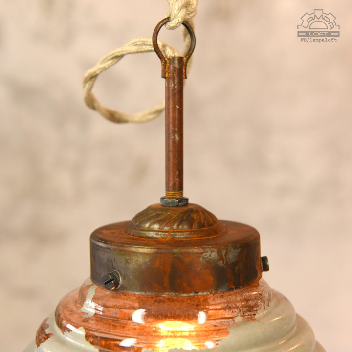 Lampa z kloszem lustrzanym Mercury Glass