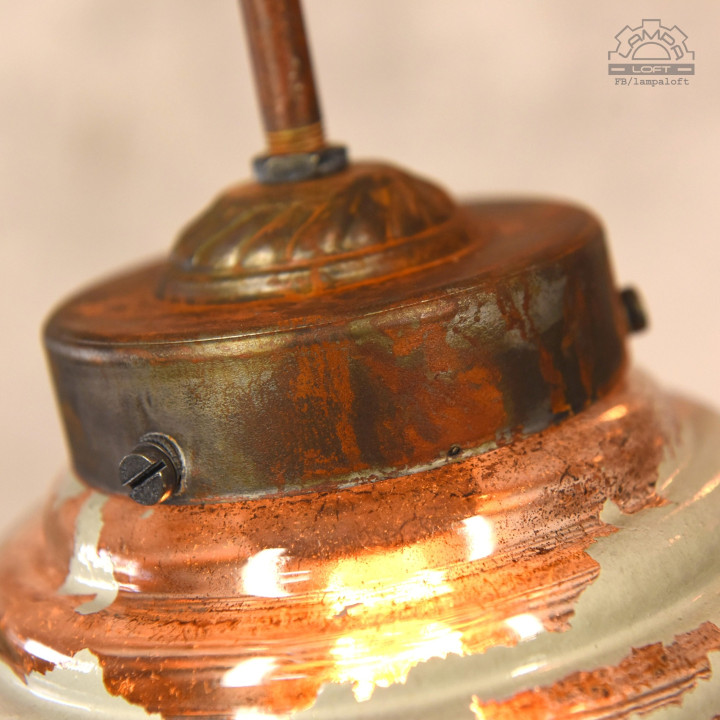 Lampa z kloszem lustrzanym Mercury Glass