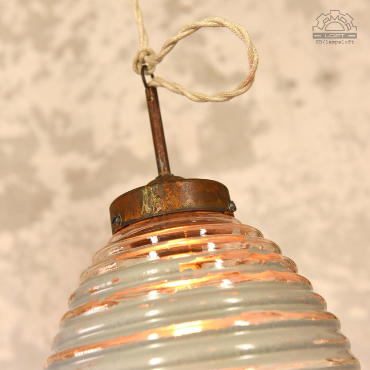 Lampa z kloszem lustrzanym Mercury Glass