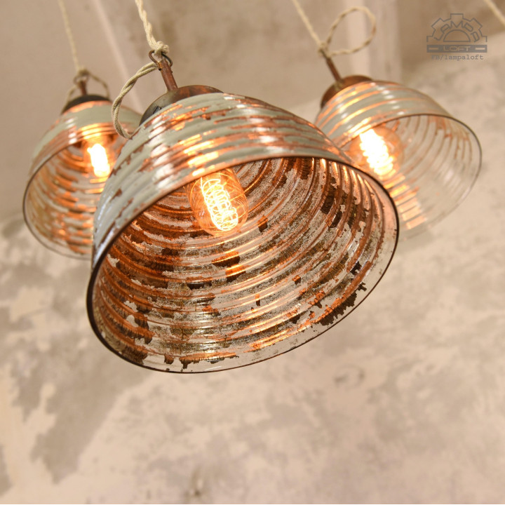 Lampa z kloszem lustrzanym Mercury Glass