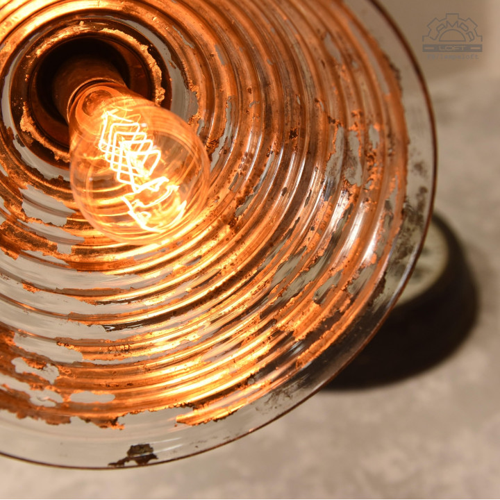 Lampa z kloszem lustrzanym Mercury Glass