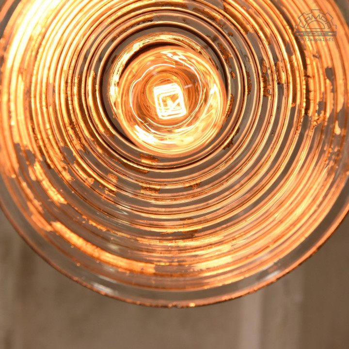 Lampa z kloszem lustrzanym Mercury Glass