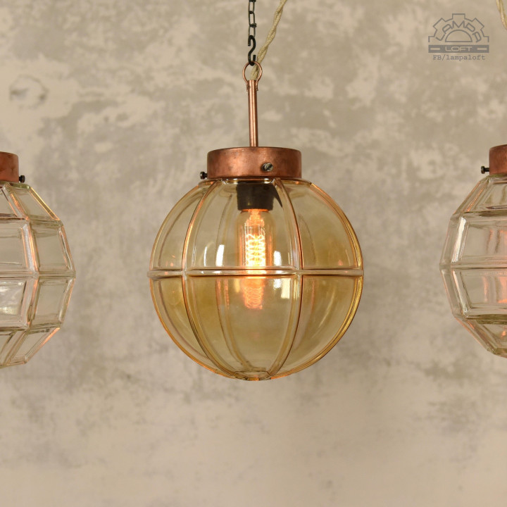 Lampa z lat 40" Art Deco