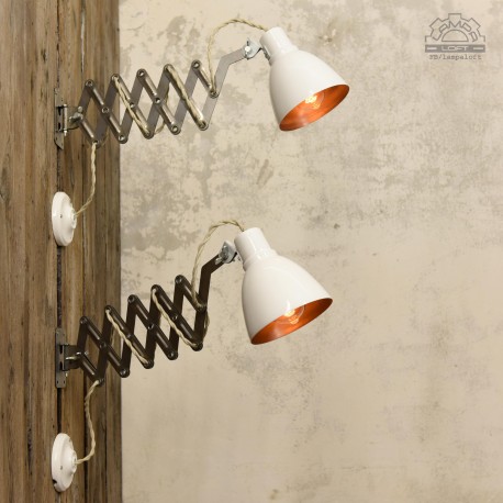 Lampy nożycowe w stylu Bauhaus