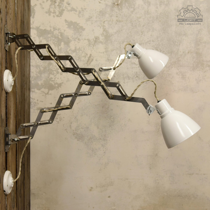 Lampy nożycowe w stylu Bauhaus