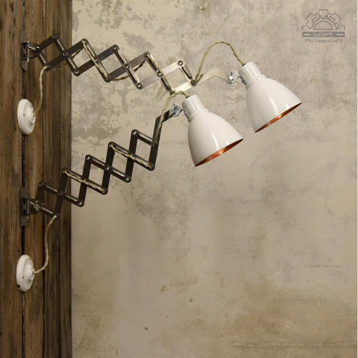Lampy nożycowe w stylu Bauhaus