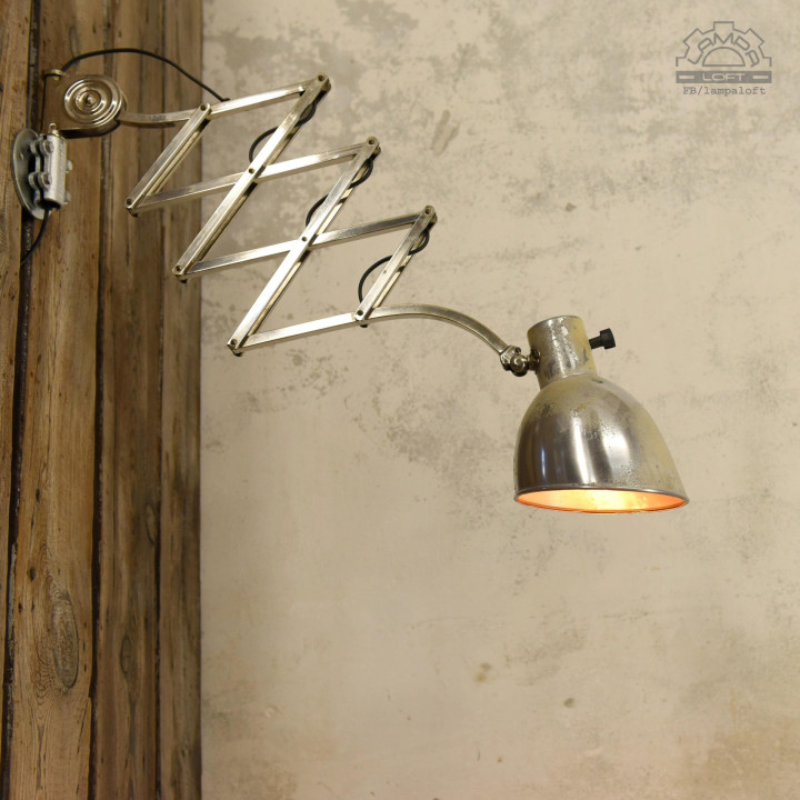 Lampa nożycowa HALA z lat 30'