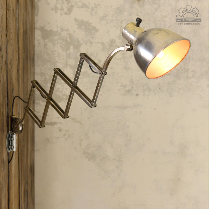 Lampa nożycowa HALA z lat 30'