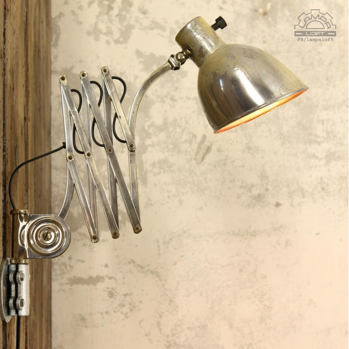 Lampa nożycowa HALA z lat 30'